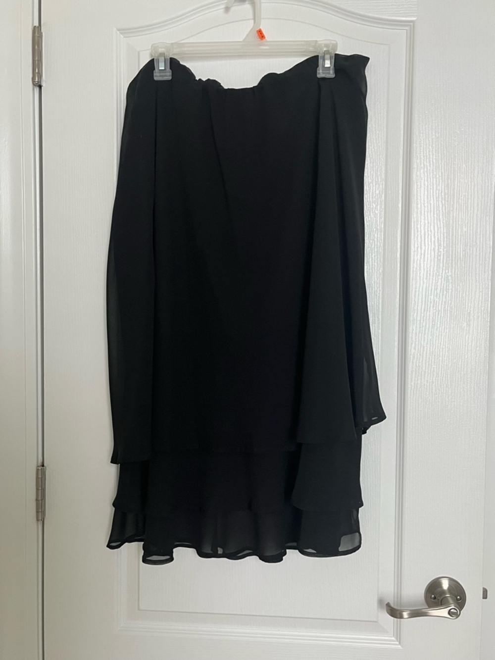 dressbarn Black Layered Skirt